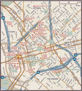 Zentrum von Dallas, Texas