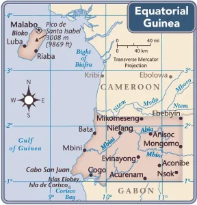 Reference Maps 2011 Edition Drucke: Equatorial Guinea country map