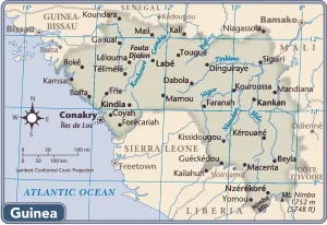 Reference Maps 2011 Edition Drucke: Guinea country map