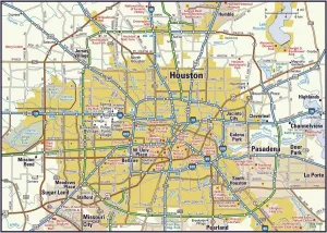 Drucke von 2011er Ausgabe Texas Drucke: Houston ist ein Stadtteil in der Nähe von Houston im Bundesstaat Texas, USA
