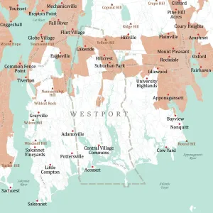 Bristol Westport Vector Routekarte