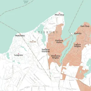 Duke von Ma - Straße in Tisbury, Winkel- und Kartenplan