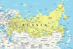 Karte Russlands