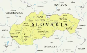 Drucke von Karte der Slowakei - Vektorillustration Slowakei Drucke: Karte der Slowakei - Vektor