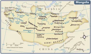 Burgundisch-Mongolien-Karte