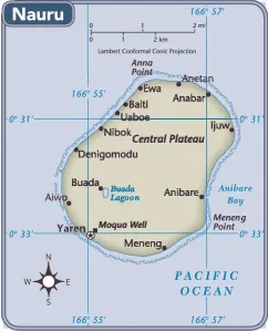 Nauru Landkarte