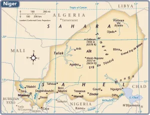 Niger Drucke: Bild der Republik Niger