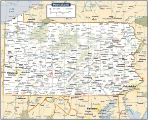 Fine Art Storehouse Maps Drucke: Reference Maps