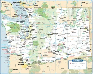 Fine Art Storehouse Maps Drucke: Reference Maps