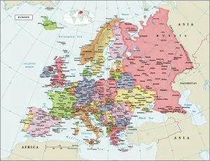 Fine Art Storehouse Maps Drucke: Reference Maps