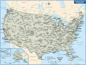 Fine Art Storehouse Maps Drucke: Reference Maps