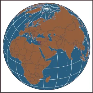 Saudi Arabia Map Drucke: Saudi Arabia locator map