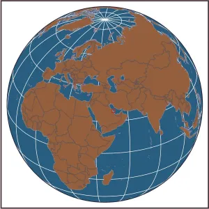 Saudi Arabia Map Drucke: Saudi Arabia locator map