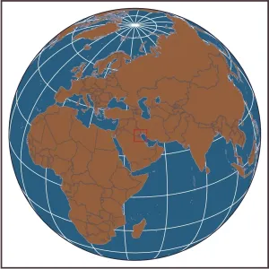 Saudi Arabia Map Drucke: Saudi Arabia locator map