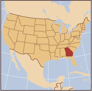 South Carolina Map Drucke: South Carolina reference map