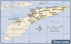 Reference Maps 2011 Edition Drucke: Timor Leste country map