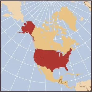 United States reference map