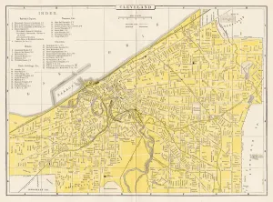 Vintage American Maps Drucke: Map Engravings