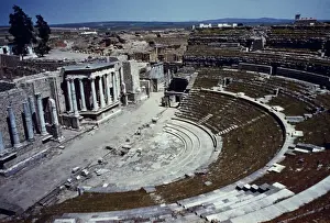 Classical Architecture Photos Drucke: Merida Theatre