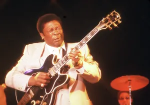 Classic Rock Musicians Drucke: BB King Performing In LA
