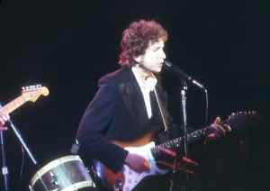 Electric Guitar Legends Drucke: Bob Dylan Performs