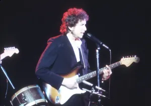 Electric Guitar Legends Drucke: Bob Dylan Performs