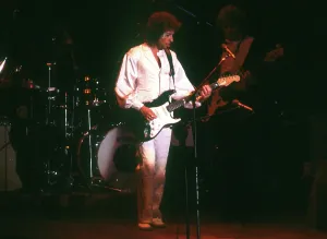 Electric Guitar Performance Drucke: Bob Dylan Performs