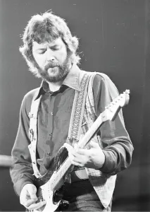 Classic Rock Musician Images Drucke: Clapton Performs