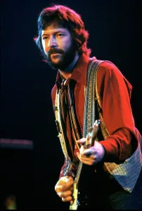 Vintage Rockstar Photos Drucke: Clapton Performs