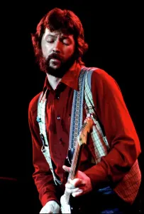 Classic Rock Musician Images Drucke: Clapton Performs