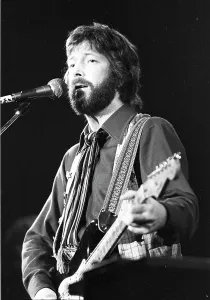 Vintage Rock Music Drucke: Clapton Performs