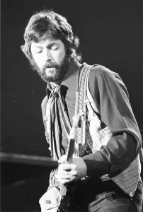 Classic Rock Guitarists Drucke: Clapton Performs