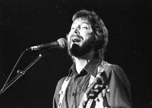 Classic Rock Musician Drucke: Clapton Performs