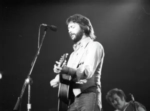 Vintage Rock Concert Photos Drucke: Clapton Performs