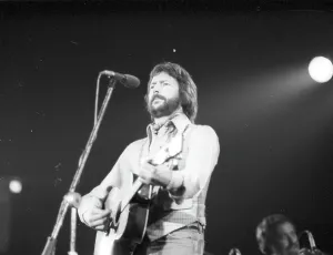 Vintage Rock Concert Photos Drucke: Clapton Performs