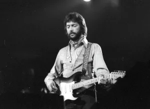 Vintage Rock Stars Drucke: Clapton Performs