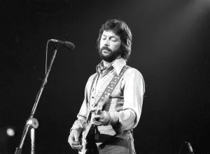 Electric Guitar Performance Drucke: Clapton Performs