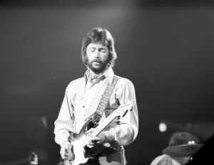 Electric Guitar Legends Drucke: Clapton Performs