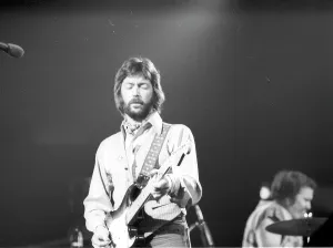 Vintage Rock Stars Drucke: Clapton Performs