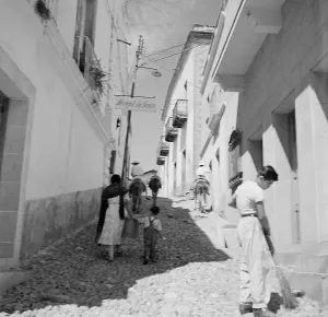 Cobblestone Road Photography Drucke: Cuernavaca, Mexico