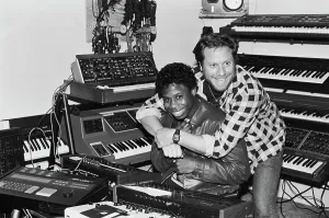 Recording Studio Equipment Drucke: Doug E. Fresh In The Studio