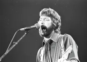 Classic Rock Guitarists Drucke: Eric Clapton Performing