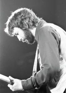 Vintage Rock Stars Drucke: Eric Clapton Performing