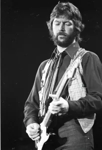 Vintage Rock Concert Photos Drucke: Eric Clapton Performing