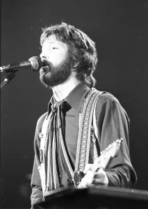 Music Icon Portraits Drucke: Eric Clapton Performing