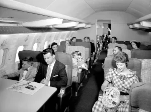 Classic Commercial Airliners Drucke: On Flight