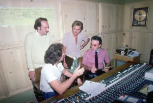 Vintage Recording Studio Drucke: Giorgio Moroder And Team