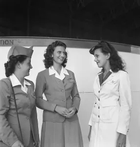 Retro Flight Attendants Drucke: Pan Am