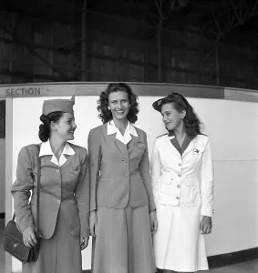 Retro Flight Attendants Drucke: Pan Am