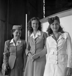 Retro Flight Attendants Drucke: Pan Am